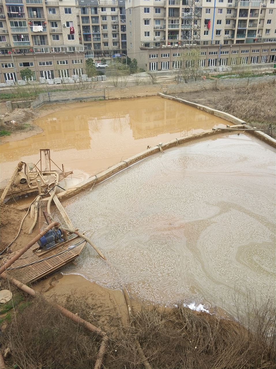 山阴沉淀池淤泥清理-厂区废水池淤泥清淤